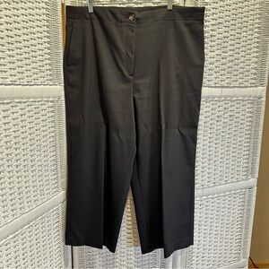 Talbots cropped wide leg trousers 18